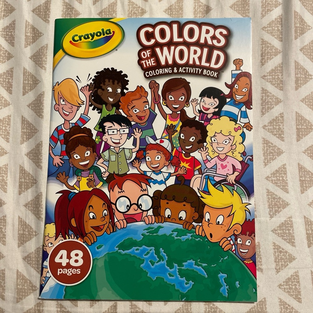 Crayola colors of the world coloring & activity book (lot of 2 of the same books